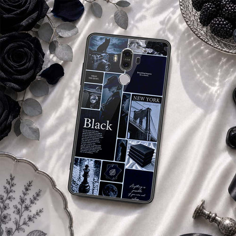 Huawei Mate 9 Cover - ONation Aesthetic Collage Series - HQ Ultra Shine Premium Infinity Glass Soft Silicon Borders Case