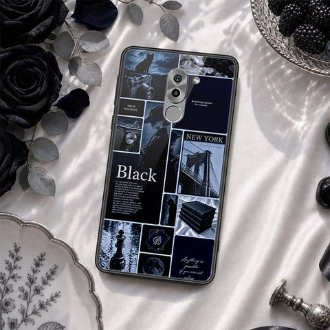 Huawei Honor 6X Cover - ONation Aesthetic Collage Series - HQ Ultra Shine Premium Infinity Glass Soft Silicon Borders Case