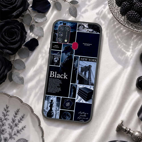 Samsung Galaxy M31 Cover - ONation Aesthetic Collage Series - HQ Ultra Shine Premium Infinity Glass Soft Silicon Borders Case