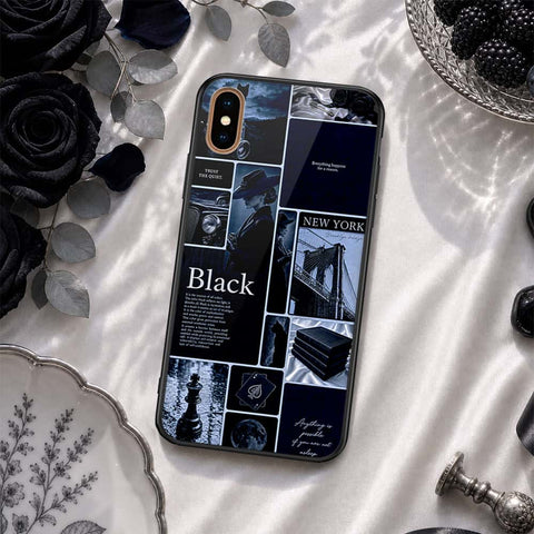 iPhone XS Max - ONation Aesthetic Collage Series - HQ Ultra Shine Premium Infinity Glass Soft Silicon Borders Case