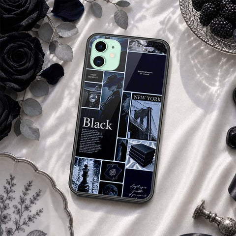 iPhone 11 - ONation Aesthetic Collage Series - HQ Ultra Shine Premium Infinity Glass Soft Silicon Borders Case