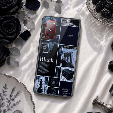 Samsung Galaxy S20 FE Cover - ONation Aesthetic Collage Series - HQ Ultra Shine Premium Infinity Glass Soft Silicon Borders Case