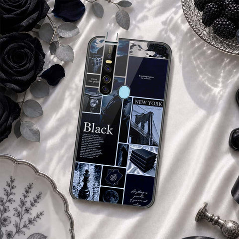 Tecno Camon 15 Pro Cover - ONation Aesthetic Collage Series - HQ Ultra Shine Premium Infinity Glass Soft Silicon Borders Case
