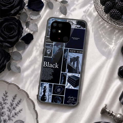 Xiaomi Redmi 10A Cover - ONation Aesthetic Collage Series - HQ Ultra Shine Premium Infinity Glass Soft Silicon Borders Case