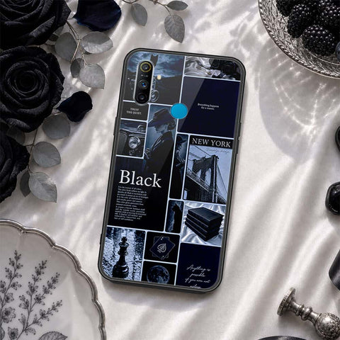 Realme 5s Cover - ONation Aesthetic Collage Series - HQ Ultra Shine Premium Infinity Glass Soft Silicon Borders Case