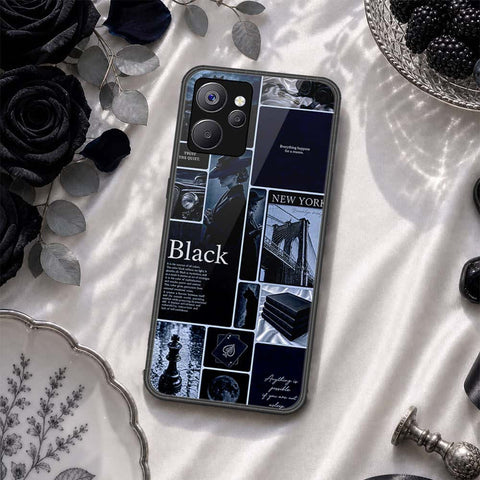 Realme 10T Cover - ONation Aesthetic Collage Series - HQ Ultra Shine Premium Infinity Glass Soft Silicon Borders Case