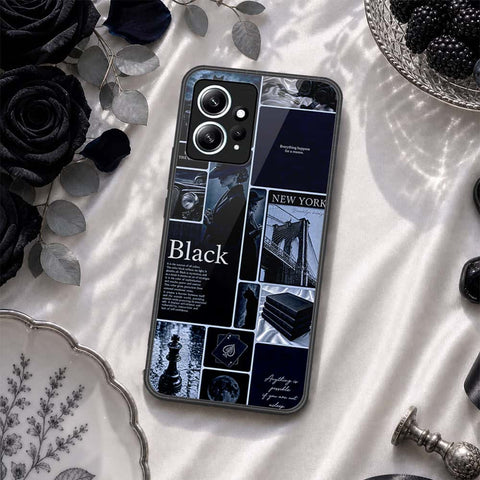 Xiaomi Redmi Note 12 4G Cover - ONation Aesthetic Collage Series - HQ Ultra Shine Premium Infinity Glass Soft Silicon Borders Case