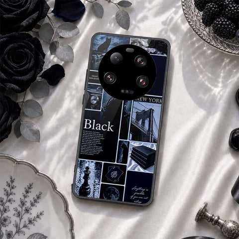Xiaomi 13 Ultra Cover - ONation Aesthetic Collage Series - HQ Ultra Shine Premium Infinity Glass Soft Silicon Borders Case