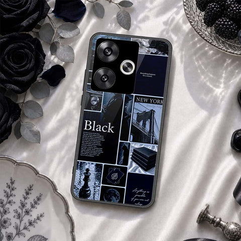 Xiaomi Poco F6 Cover - ONation Aesthetic Collage Series - HQ Ultra Shine Premium Infinity Glass Soft Silicon Borders Case
