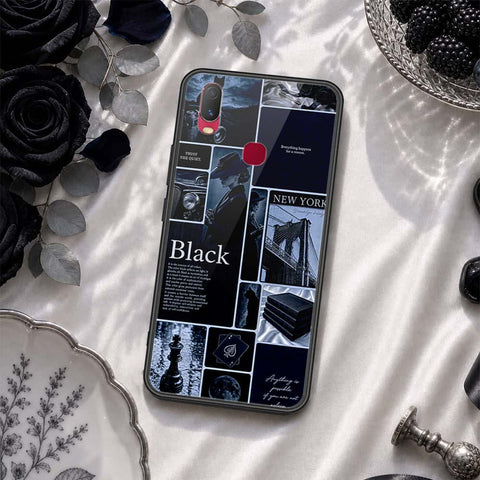 Vivo Y11 2019 Cover - ONation Aesthetic Collage Series - HQ Ultra Shine Premium Infinity Glass Soft Silicon Borders Case
