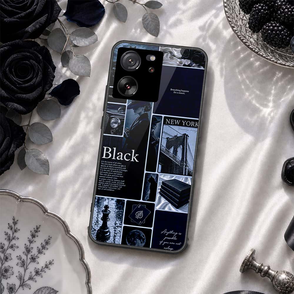 Xiaomi Redmi K60 Ultra Cover - ONation Aesthetic Collage Series - HQ Ultra Shine Premium Infinity Glass Soft Silicon Borders Case (Fast Delivery)