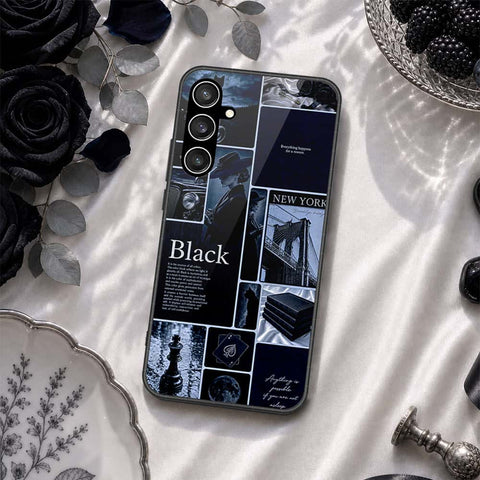 Samsung Galaxy S23 FE Cover - ONation Aesthetic Collage Series - HQ Ultra Shine Premium Infinity Glass Soft Silicon Borders Case