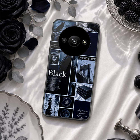 Xiaomi Poco C61 Cover - ONation Aesthetic Collage Series - HQ Ultra Shine Premium Infinity Glass Soft Silicon Borders Case