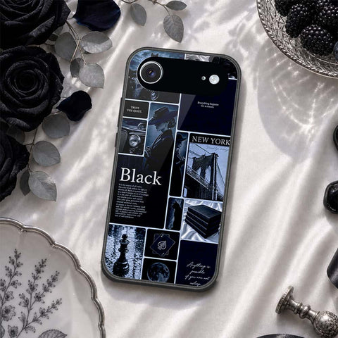 iPhone 17 Air - ONation Aesthetic Collage Series - HQ Ultra Shine Premium Infinity Glass Soft Silicon Borders Case