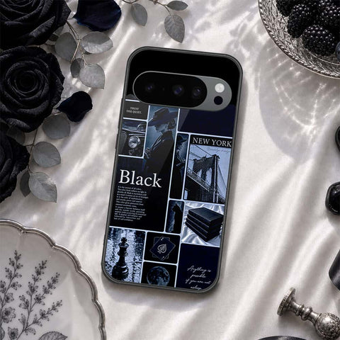 Google Pixel 9 Cover - ONation Aesthetic Collage Series - HQ Ultra Shine Premium Infinity Glass Soft Silicon Borders Case