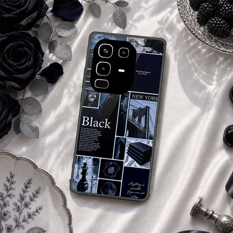 Infinix Note 50 4G Cover - ONation Aesthetic Collage Series - HQ Ultra Shine Premium Infinity Glass Soft Silicon Borders Case