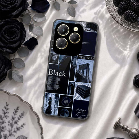 Tecno Spark 20 Pro Cover - ONation Aesthetic Collage Series - HQ Ultra Shine Premium Infinity Glass Soft Silicon Borders Case