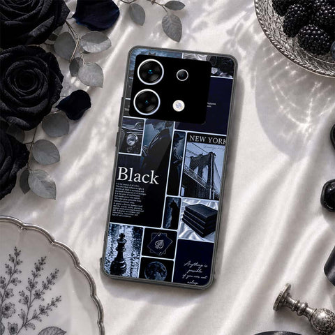 Infinix Zero 30 5G Cover - ONation Aesthetic Collage Series - HQ Ultra Shine Premium Infinity Glass Soft Silicon Borders Case