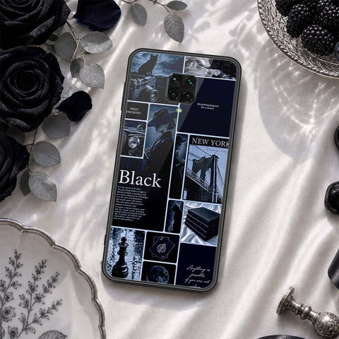 Xiaomi Redmi Note 9 Pro Cover - ONation Aesthetic Collage Series - HQ Ultra Shine Premium Infinity Glass Soft Silicon Borders Case