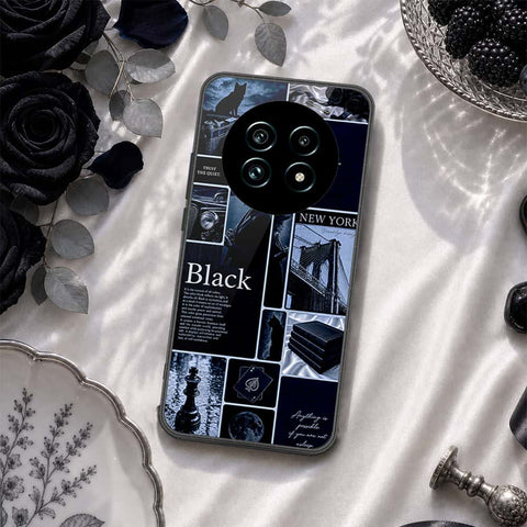 Realme 13 Pro Plus Cover - ONation Aesthetic Collage Series - HQ Ultra Shine Premium Infinity Glass Soft Silicon Borders Case