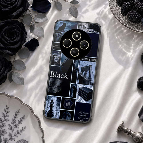 Xiaomi Poco C75 Cover - ONation Aesthetic Collage Series - HQ Ultra Shine Premium Infinity Glass Soft Silicon Borders Case