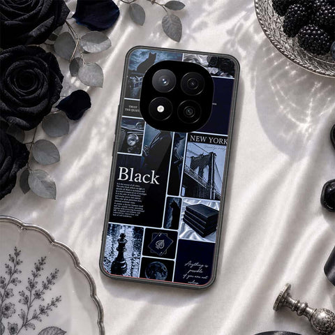 Xiaomi Poco X7 Cover - ONation Aesthetic Collage Series - HQ Ultra Shine Premium Infinity Glass Soft Silicon Borders Case