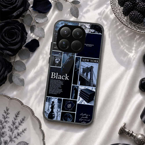 Xiaomi 14T Pro Cover - ONation Aesthetic Collage Series - HQ Ultra Shine Premium Infinity Glass Soft Silicon Borders Case