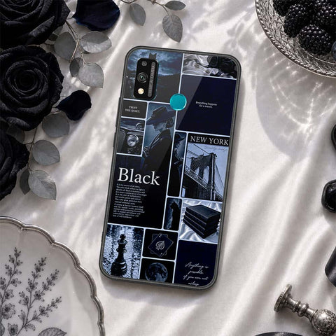 Honor 9X Lite Cover - ONation Aesthetic Collage Series - HQ Ultra Shine Premium Infinity Glass Soft Silicon Borders Case