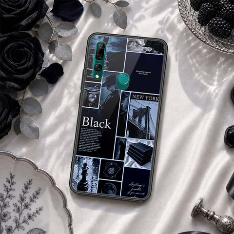Huawei P Smart Z Cover - ONation Aesthetic Collage Series - HQ Ultra Shine Premium Infinity Glass Soft Silicon Borders Case