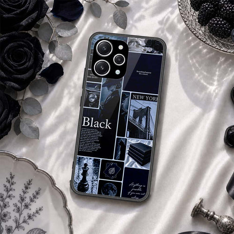 Xiaomi Redmi Note 12R Cover - ONation Aesthetic Collage Series - HQ Ultra Shine Premium Infinity Glass Soft Silicon Borders Case