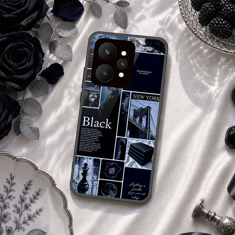 Realme 15 Cover - ONation Aesthetic Collage Series - HQ Ultra Shine Premium Infinity Glass Soft Silicon Borders Case