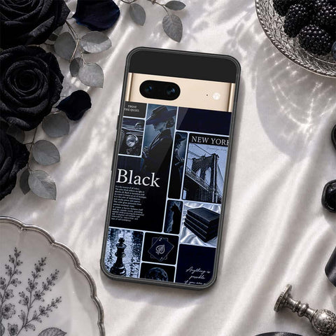 Google Pixel 7 Cover - ONation Aesthetic Collage Series - HQ Ultra Shine Premium Infinity Glass Soft Silicon Borders Case