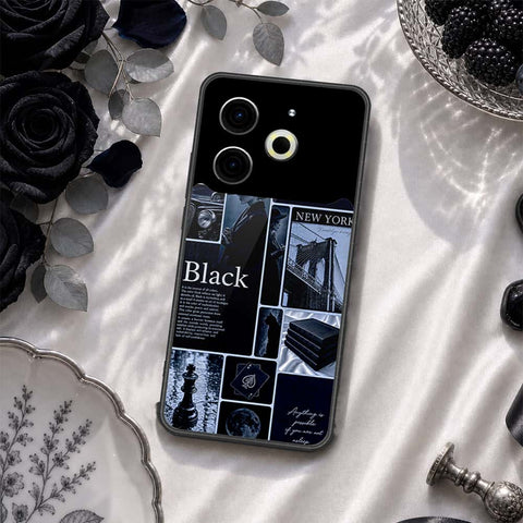 Tecno Pova 6 Cover - ONation Aesthetic Collage Series - HQ Ultra Shine Premium Infinity Glass Soft Silicon Borders Case