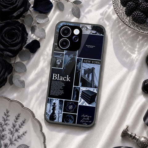 Oppo Reno 15F Cover - ONation Aesthetic Collage Series - HQ Ultra Shine Premium Infinity Glass Soft Silicon Borders Case