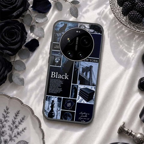 Xiaomi 17 Ultra Cover - ONation Aesthetic Collage Series - HQ Ultra Shine Premium Infinity Glass Soft Silicon Borders Case