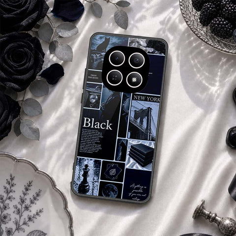 Xiaomi Redmi Note 15 Cover - ONation Aesthetic Collage Series - HQ Ultra Shine Premium Infinity Glass Soft Silicon Borders Case