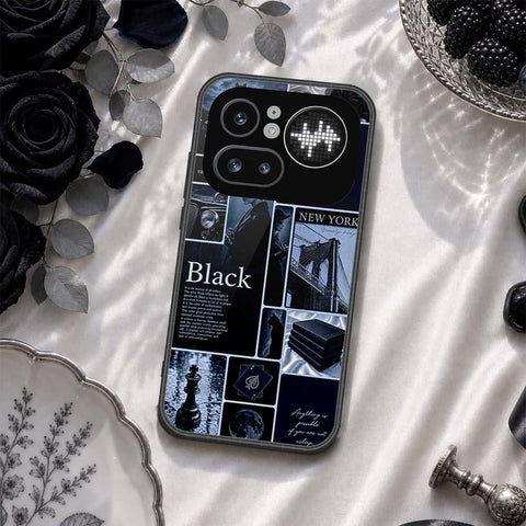 Nothing Phone 4a Pro Cover - ONation Aesthetic Collage Series - HQ Ultra Shine Premium Infinity Glass Soft Silicon Borders Case
