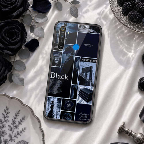 Realme Narzo 10A Cover - ONation Aesthetic Collage Series - HQ Ultra Shine Premium Infinity Glass Soft Silicon Borders Case