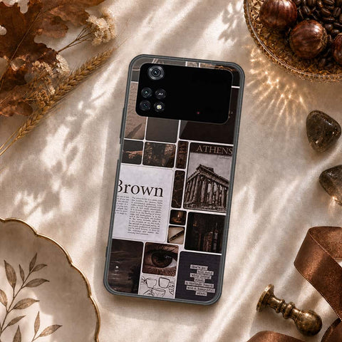 Xiaomi Poco M4 Pro Cover - ONation Aesthetic Collage Series - HQ Ultra Shine Premium Infinity Glass Soft Silicon Borders Case