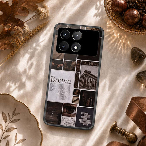 Xiaomi Poco X6 Pro Cover - ONation Aesthetic Collage Series - HQ Ultra Shine Premium Infinity Glass Soft Silicon Borders Case