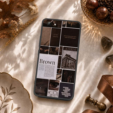 Vivo Y81 Cover - ONation Aesthetic Collage Series - HQ Ultra Shine Premium Infinity Glass Soft Silicon Borders Case