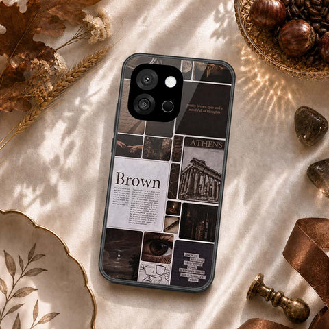 OnePlus 13s Cover - ONation Aesthetic Collage Series - HQ Ultra Shine Premium Infinity Glass Soft Silicon Borders Case