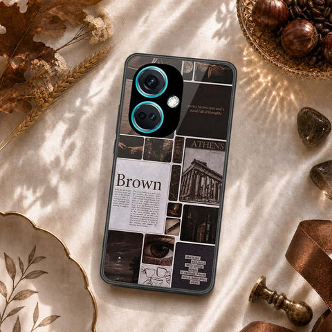 OnePlus Nord N30 Cover - ONation Aesthetic Collage Series - HQ Ultra Shine Premium Infinity Glass Soft Silicon Borders Case