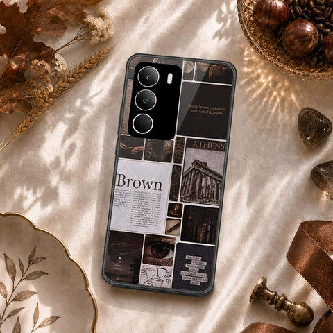 Realme C71 Cover - ONation Aesthetic Collage Series - HQ Ultra Shine Premium Infinity Glass Soft Silicon Borders Case