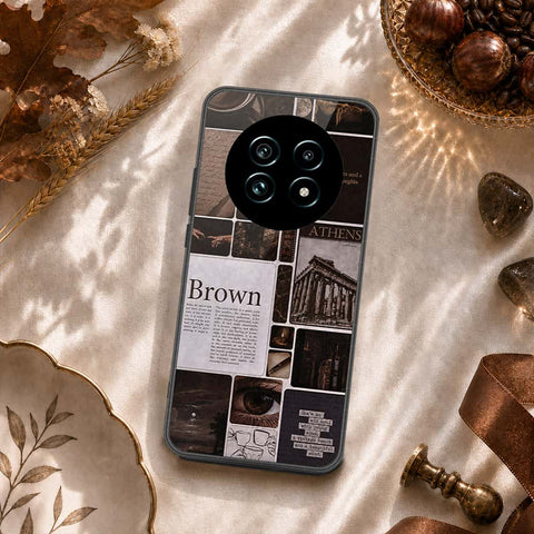 Realme 13 Pro Plus Cover - ONation Aesthetic Collage Series - HQ Ultra Shine Premium Infinity Glass Soft Silicon Borders Case