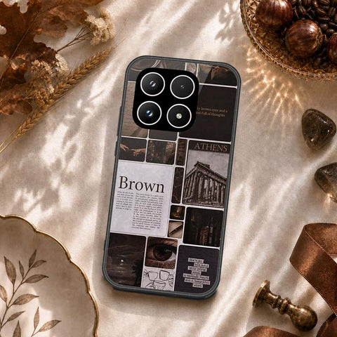 Xiaomi 17 Cover - ONation Aesthetic Collage Series - HQ Ultra Shine Premium Infinity Glass Soft Silicon Borders Case