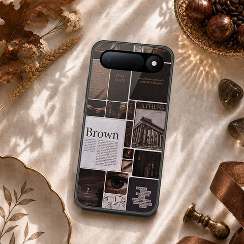 Tecno Spark 50 5G Cover - ONation Aesthetic Collage Series - HQ Ultra Shine Premium Infinity Glass Soft Silicon Borders Case