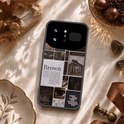 Infinix Note 60 Ultra Cover - ONation Aesthetic Collage Series - HQ Ultra Shine Premium Infinity Glass Soft Silicon Borders Case