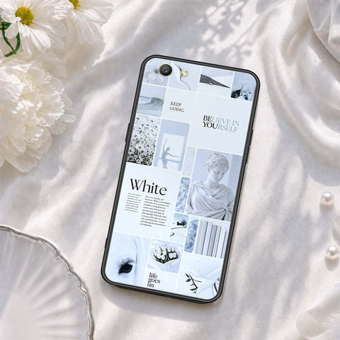 Oppo F1S Cover - ONation Aesthetic Collage Series - HQ Ultra Shine Premium Infinity Glass Soft Silicon Borders Case