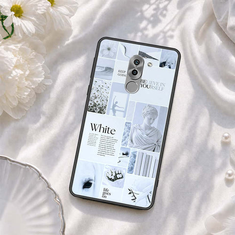 Huawei Honor 6X Cover - ONation Aesthetic Collage Series - HQ Ultra Shine Premium Infinity Glass Soft Silicon Borders Case